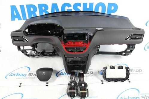 Airbag set - Dashboard leder met rode stiksel Peugeot 2008, Auto-onderdelen, Dashboard en Schakelaars