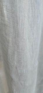 Beige vitrages 2 stuks, 200 cm of meer, Beige, 150 tot 200 cm, Ophalen of Verzenden