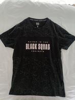 Zwarte T-shirt Black Squad, Maat 48/50 (M), Ophalen of Verzenden, Zo goed als nieuw, Zwart