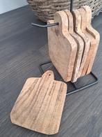 Landelijk houten onderzetters , stoer vintage, Ophalen of Verzenden, Zo goed als nieuw, Glas of Kopje