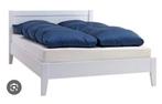 Jysk Nordly bed 140x200, Ophalen, Gebruikt, Wit, Tweepersoons