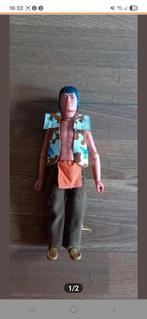 Indiaan Lone Ranger KENNER 1975 21 cm, Verzamelen, Poppen, Ophalen of Verzenden, Zo goed als nieuw, Pop