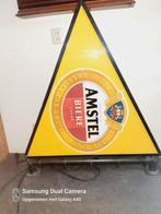 Mooie amstel biere buiten verlichting dubbelzijdig, Verzamelen, Biermerken, Ophalen, Zo goed als nieuw, Reclamebord, Plaat of Schild