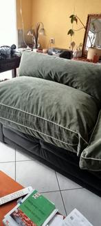 Groene Stoffen kussens voor euro pelt Comfortabel 120 x 80, Ophalen of Verzenden, Zo goed als nieuw