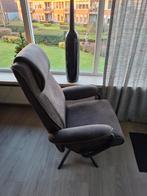 Relaxfauteuil Vincent Leen Bakker + Hocker, Huis en Inrichting, 75 tot 100 cm, Ophalen of Verzenden, Zo goed als nieuw, Stof