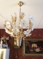 Italiaanse Capodimonte kroonluchter / hanglamp vintage /, Ophalen of Verzenden, Zo goed als nieuw, Overige materialen