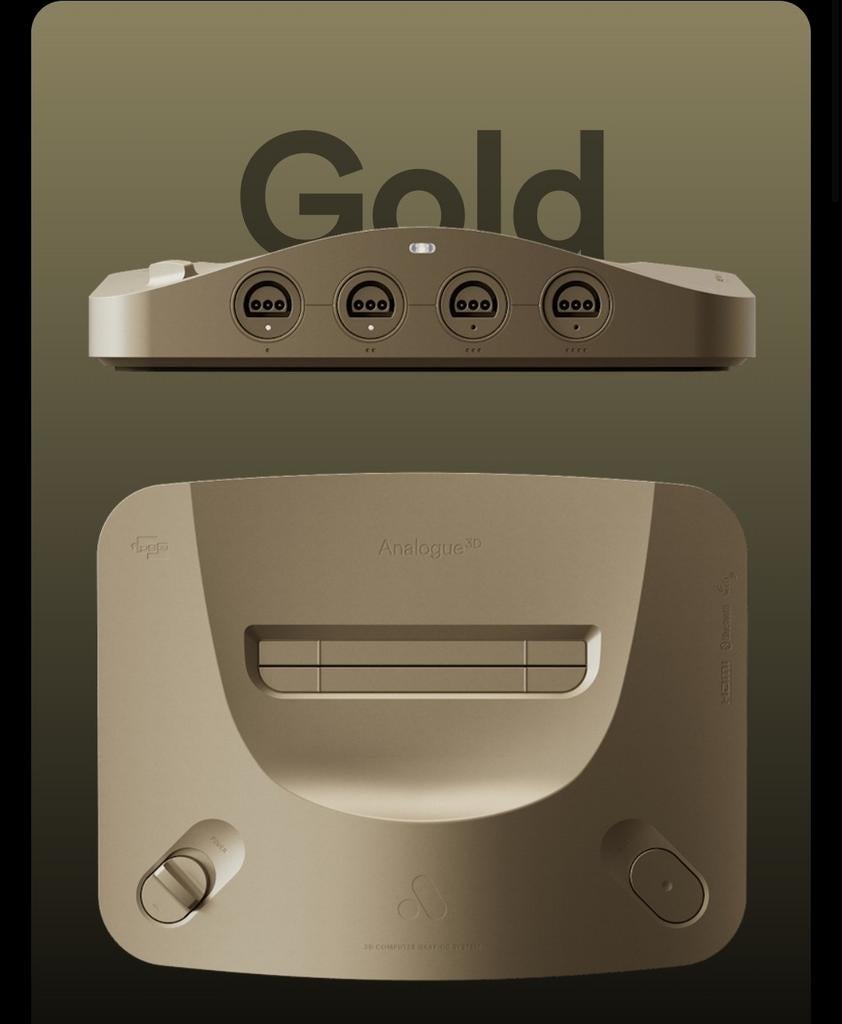 Analogue 3D Funtastic Edition - Gold - *sealed*, Ophalen of Verzenden, Nieuw, Zonder controller, Met games