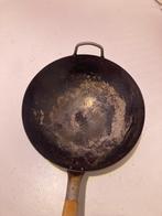 wok pan, Ophalen, Gebruikt, Gietijzer, Wok