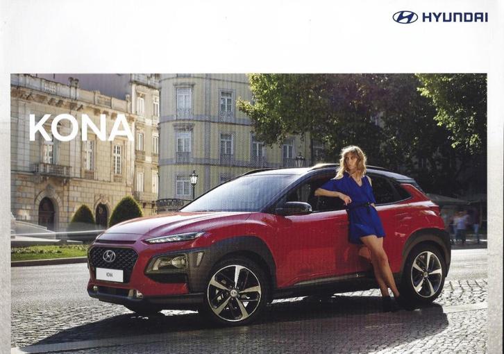 Brochure Hyundai Kona 2019, Boeken, Auto's | Folders en Tijdschriften, Gelezen, Overige merken, Ophalen of Verzenden