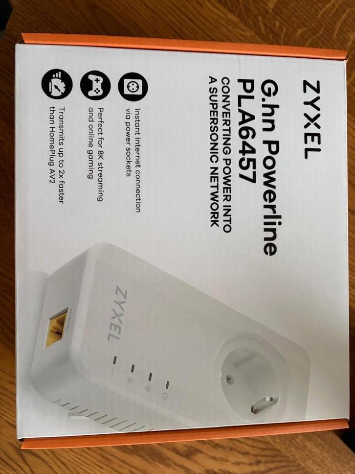 zyxel powerline adapter, Computers en Software, Routers en Modems, Zo goed als nieuw, Router, Ophalen