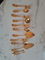 Verguld bestek met rozenmotief Hildesheimer, Ophalen of Verzenden