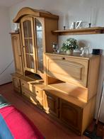 Licht eiken kast, eethoek, salontafel en bijzettafel, Huis en Inrichting, Kasten | Wandmeubels, Ophalen, Gebruikt, Eikenhout, 150 tot 200 cm