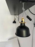 2x Ranarp hanglamp ikea zwart, Ophalen, Zo goed als nieuw