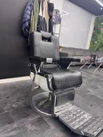 Barber Stoel te koop aangeboden!, Ophalen, Zwart, Leer, Zo goed als nieuw
