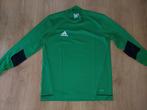 Adidas trainingstrui groen/zwart climacool mt. M ZGAN, Maat 48/50 (M), Ophalen of Verzenden, Zo goed als nieuw, Adidas