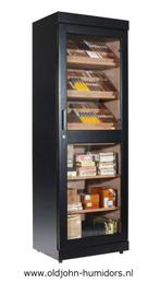 HUMIDOR KAST KABINET ADORINI ROMA ZWART 6000 SIGAREN  h190, Verzenden, Nieuw, Tabaksdoos of Verpakking