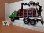 Mercedes Benz Zetor houttransport met kraan SIKU 1:50, Hobby en Vrije tijd, SIKU, Nieuw, Ophalen of Verzenden, SIKU