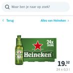 Heineken  5 kratten  prijs is inclusief statiegeld, Ophalen of Verzenden