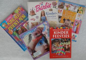 4x KINDERFEESTJES: o.a. Barbie, themafeest, recepten, spel beschikbaar voor biedingen