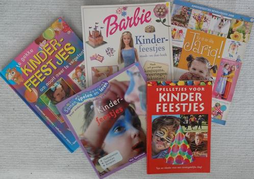 4x KINDERFEESTJES: o.a. Barbie, themafeest, recepten, spel, Hobby en Vrije tijd, Feestartikelen, Nieuw, Overige typen, Verjaardag