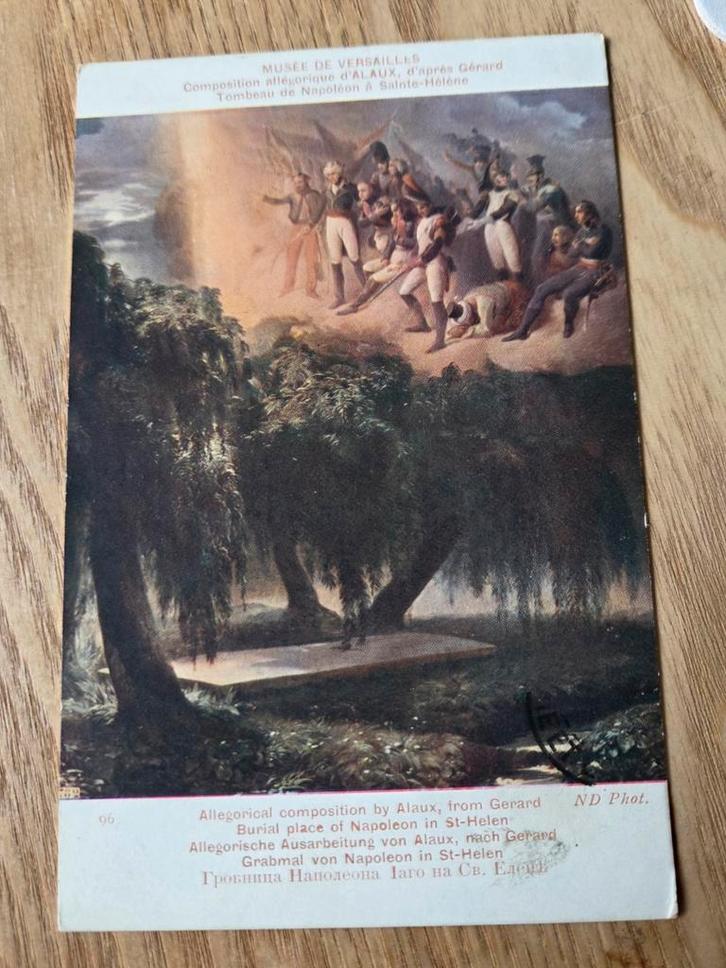 Napoleons leger rouwt om zijn dood - Jean Alaux, Verzamelen, Ansichtkaarten | Themakaarten, Gelopen, Overige thema's, Verzenden