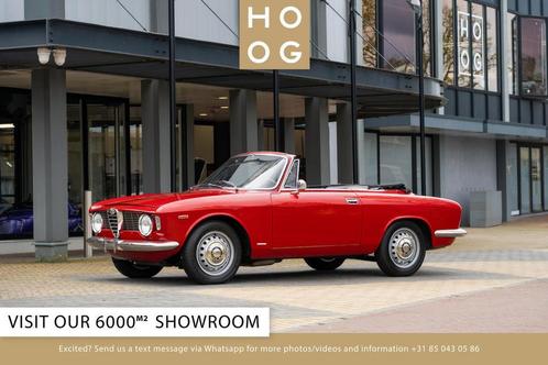 Alfa Romeo Giulia Sprint GTC (bj 1965), Auto's, Oldtimers, Bedrijf, Te koop, Open dak, Alfa Romeo, Benzine, Cabriolet, Handgeschakeld