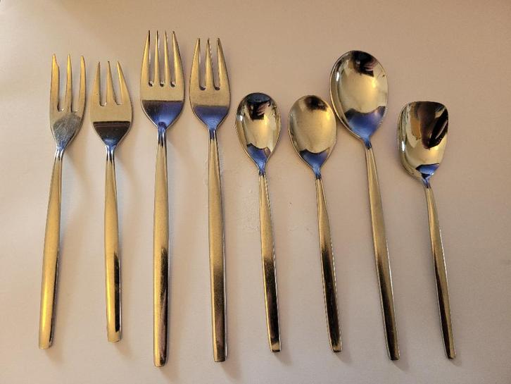 Bestekaanvulling Sola Elite Prelude, Huis en Inrichting, Keuken | Bestek, Zo goed als nieuw, Los bestek, Rvs of Chroom, Vaatwasserbestendig