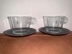 2 Nespresso Koffiekopjes met Schotels, Ophalen of Verzenden, Zo goed als nieuw