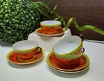 4 Japanse theekopjes, porselein, Antiek en Kunst, Antiek | Servies los, Ophalen of Verzenden