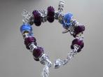 Bedelarmband verzilverd, Overige materialen, Nieuw, Ophalen of Verzenden, Met bedels of kralen