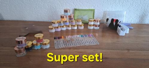 Super set Doonails & Glowdip dipping powder + accessoires, Hobby en Vrije tijd, Knutselen, Zo goed als nieuw, Materiaal, Ophalen of Verzenden