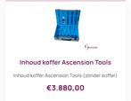 Ascension Europe tools sets 2 koffers plus extra's, Diversen, Overige Diversen, Ophalen of Verzenden, Zo goed als nieuw