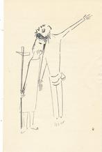 Priesterwijding prentje van Samuel ijsseling 1959, Verzenden, Zo goed als nieuw, Kaart of Prent, Christendom | Katholiek