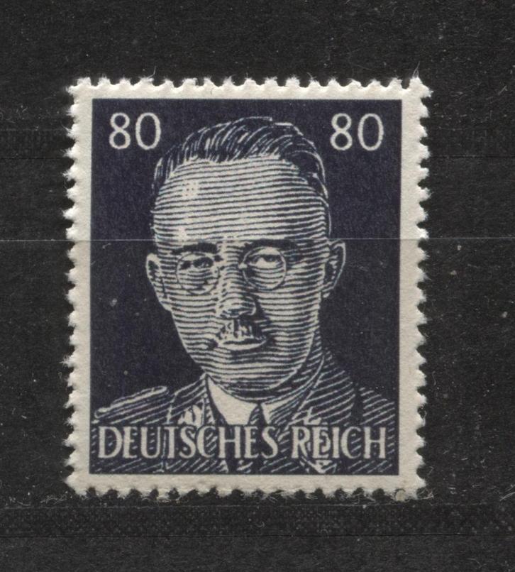 Propaganda postzegel met afbeelding Heinrich Himmler (18), Verzamelen, Militaria | Tweede Wereldoorlog, Landmacht, Foto of Poster