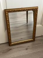 Antieke spiegel met gouden rand, Huis en Inrichting, Woonaccessoires | Spiegels, Minder dan 100 cm, Minder dan 50 cm, Gebruikt