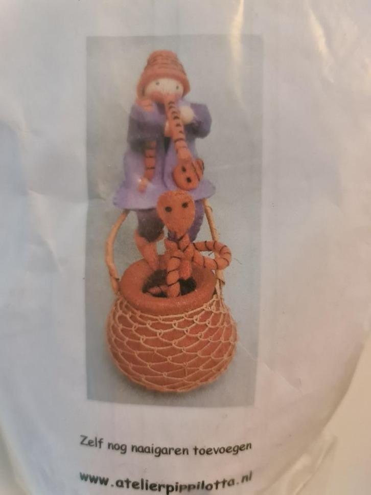 Viltpakket Slangenbezweerder (atelier Pippilotta), Hobby en Vrije tijd, Knutselen, Nieuw, Ophalen of Verzenden