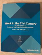 Work in the 21st Century – I/O Psychology 5th Ed., Ophalen of Verzenden, Zo goed als nieuw, WO, Frank J. Landy & Jeffrey M. Conte