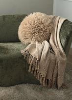 Bankje velvetstof, Ophalen of Verzenden, Zo goed als nieuw, Tweepersoons, Minder dan 150 cm