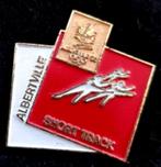 Albertville Short Track pin, Verzamelen, Speldjes, Pins en Buttons, Verzenden, Nieuw, Sport, Speldje of Pin