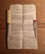 Antiek document 1772 van den Helm Boddaert Middelburg, Antiek en Kunst, Ophalen of Verzenden