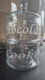 Glazen pot chocolates & cookies, Ophalen, Gebruikt, Overige typen