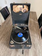 Zeer oude Lissenola Grammofoon koffer platenspeler, Antiek en Kunst, Ophalen