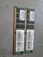 2x 256 Mb geheugen, Computers en Software, RAM geheugen, Ophalen of Verzenden, Gebruikt