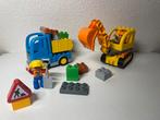 Duplo 10812 Rups-Graafmachine, Ophalen of Verzenden, Zo goed als nieuw, Complete set, Duplo