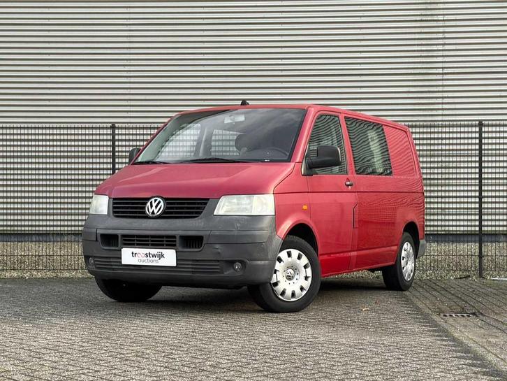Volkswagen Transporter 2.5 TDI 300 Bud.DC 131pk 2005, 93-BT-, Auto's, Volkswagen, Bedrijf, Transporter, Overige brandstoffen, Euro 4