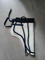 deken en halstertouw donkerblauw/ wit NIEUW, Hobby en Vrije tijd, Overige Hobby en Vrije tijd, Ophalen of Verzenden, Nieuw