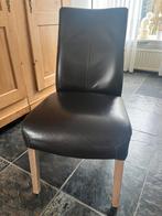 Henders & Hazel Eetkamer stoelen, Huis en Inrichting, Stoelen, Ophalen, Gebruikt, Bruin, Leer