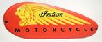 Indian Motorcycles logo relief reclamebord van metaal deco