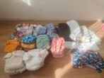 Zeer complete set Wasbare Luiers tweedelig én pocket!, Ophalen of Verzenden, Gebruikt, One size