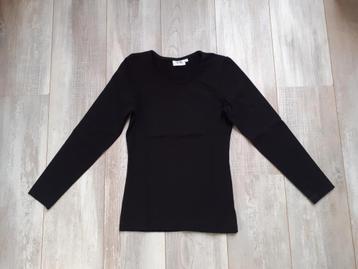 Mooi zwart shirt top, lange mouwen, maat S. beschikbaar voor biedingen
